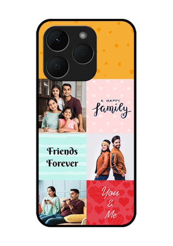 Realme Narzo 90 5G Custom Glass Phone Case - Images With Quotes Design
