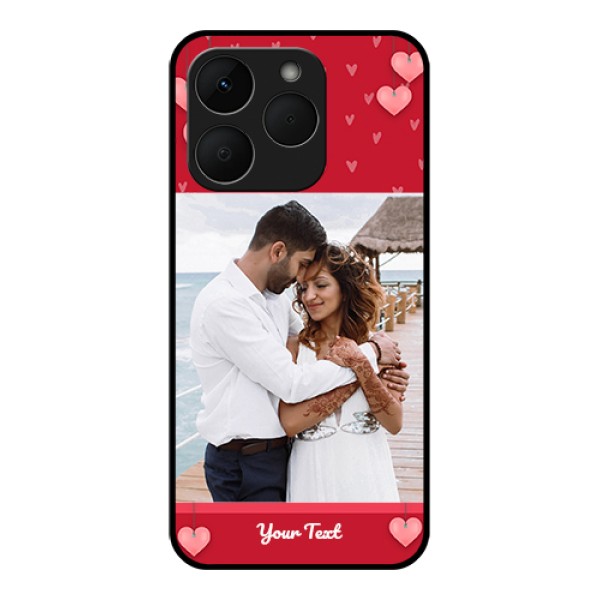 Realme Narzo 90 5G Custom Glass Phone Case - Valentines Day Design