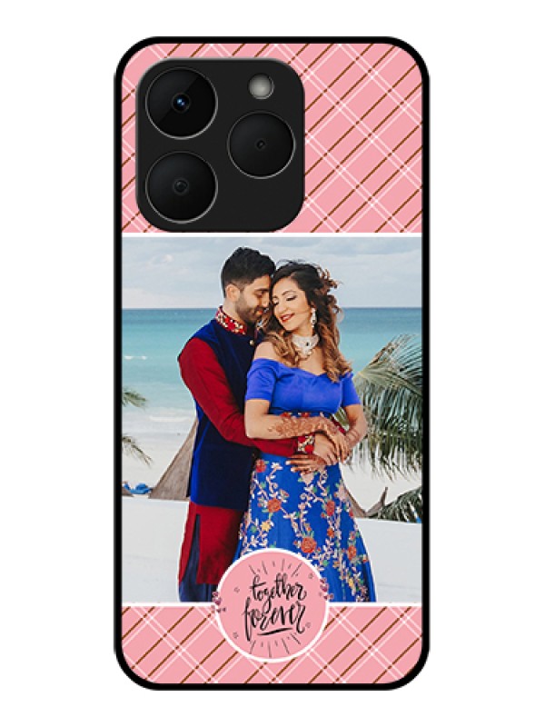 Custom Realme Narzo 90 5G Custom Glass Phone Case - Together Forever Design