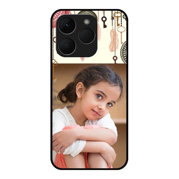 Realme Narzo 90 5G Custom Glass Phone Case - Boho Style Design