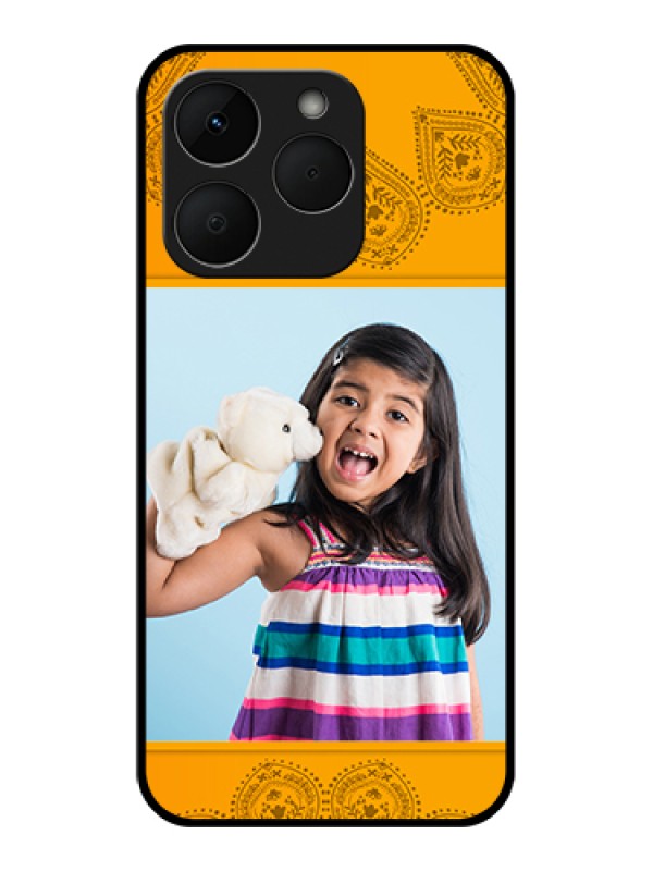 Custom Realme Narzo 90 5G Custom Glass Phone Case - Photo Wedding Design