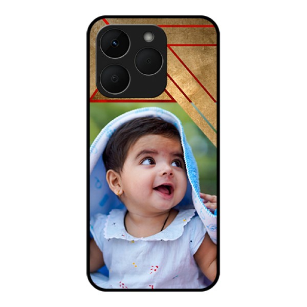 Realme Narzo 90 5G Custom Glass Phone Case - Gradient Abstract Texture Design