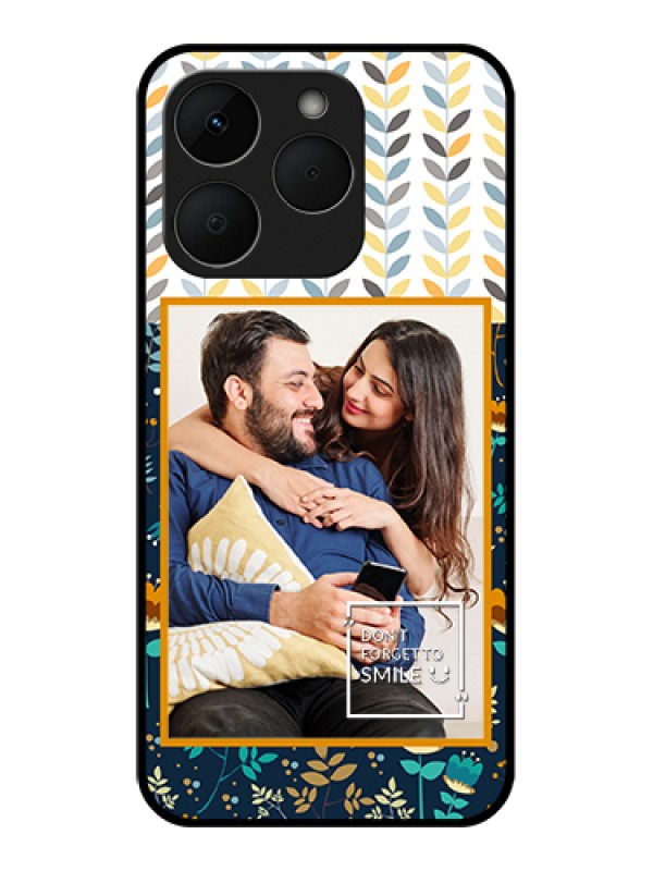 Custom Realme Narzo 90 5G Custom Glass Phone Case - Pattern Design