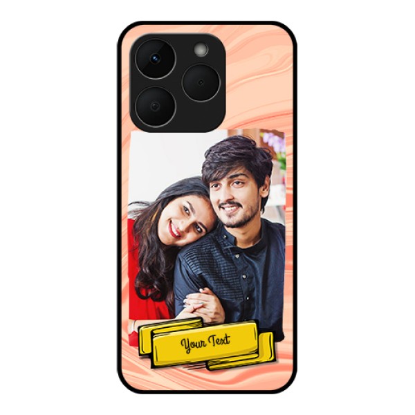Realme Narzo 90 5G Custom Glass Phone Case - Marble Texture Design Realme Narzo 90 5G Custom Glass Phone Case - Marble Texture Design