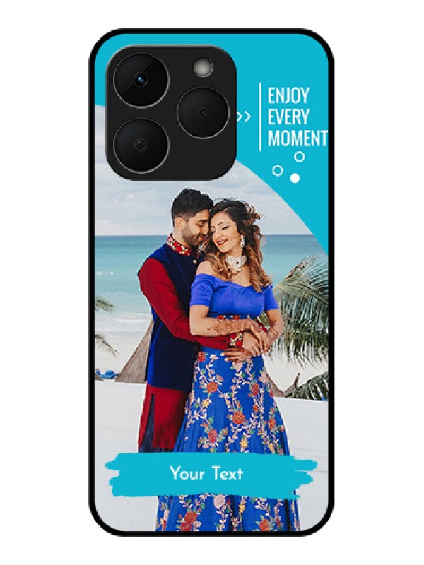 Custom Realme Narzo 90 5G Custom Glass Phone Case - Happy Moment Design