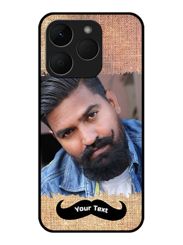 Custom Realme Narzo 90 5G Custom Glass Phone Case - With Texture Design