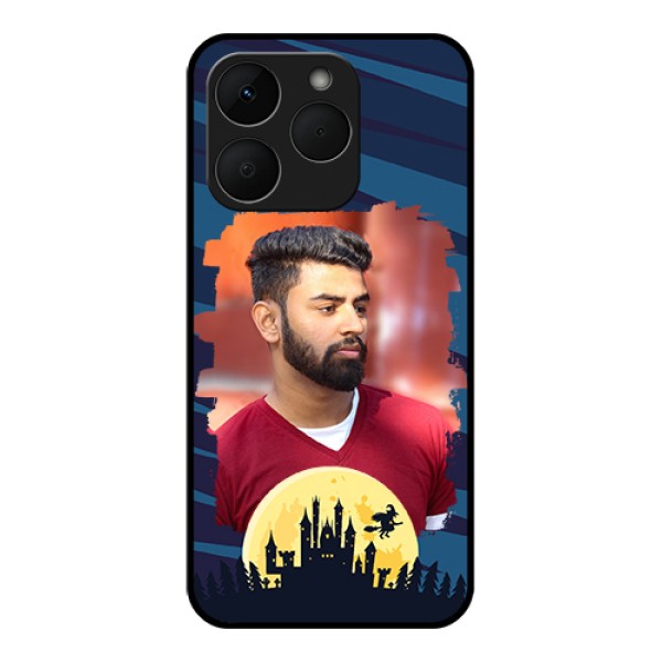 Realme Narzo 90 5G Custom Glass Phone Case - Halloween Witch Design Realme Narzo 90 5G Custom Glass Phone Case - Halloween Witch Design