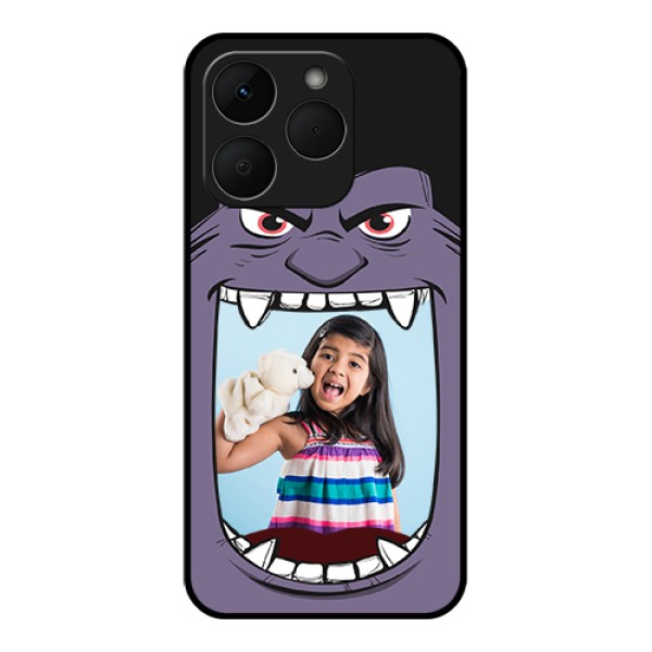 Realme Narzo 90 5G Custom Glass Phone Case - Angry Monster Design