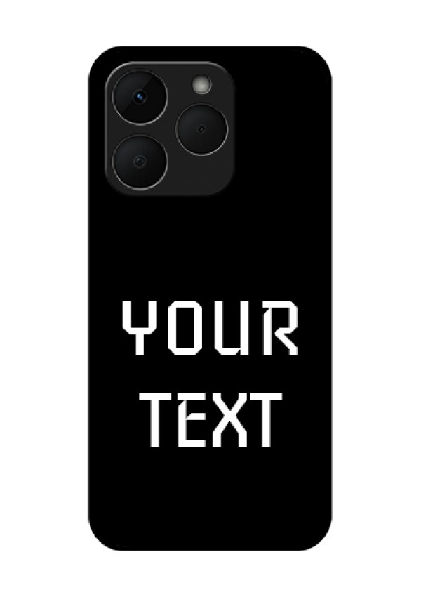 Realme Narzo 90 5G Custom Glass Phone Case - Your Name Design