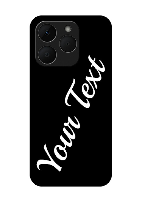 Realme Narzo 90 5G Custom Glass Phone Case - With Your Name Design