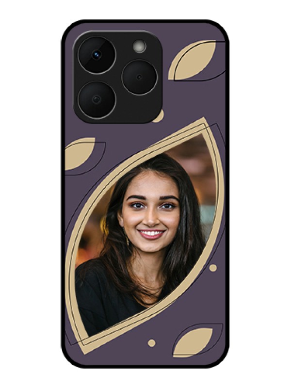 Custom Realme Narzo 90 5G Custom Glass Phone Case - Falling Leaf Design