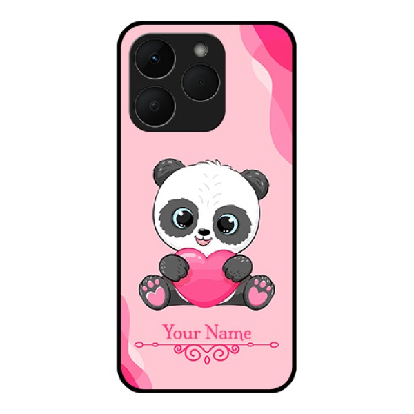 Realme Narzo 90 5G Custom Glass Phone Case - Cute Panda Design