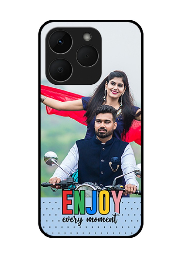 Realme Narzo 90 5G Custom Glass Phone Case - Enjoy Every Moment Design