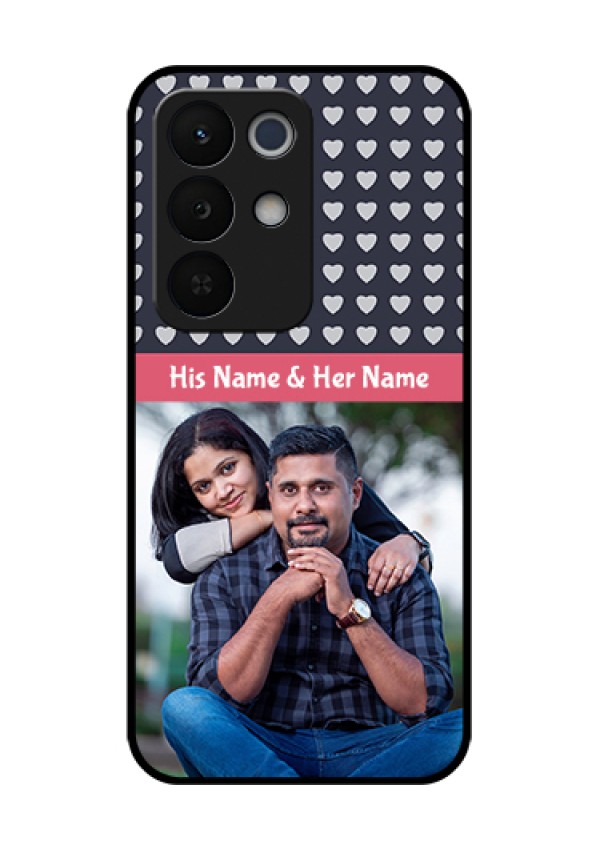 Realme Narzo 90X 5G Custom Glass Phone Case - Love Symbols Design