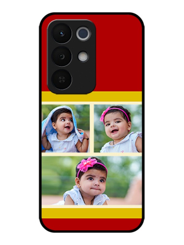 Custom Realme Narzo 90X 5G Custom Glass Phone Case - Multiple Pic Upload Design