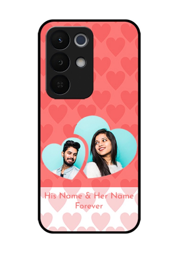 Realme Narzo 90X 5G Custom Glass Phone Case - Couple Pic Upload Design