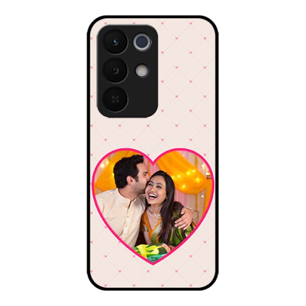 Realme Narzo 90X 5G Custom Glass Phone Case - Heart Shape Design