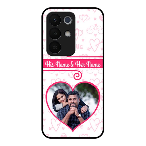 Realme Narzo 90X 5G Custom Glass Phone Case - Heart Shape Love Design Realme Narzo 90X 5G Custom Glass Phone Case - Heart Shape Love Design