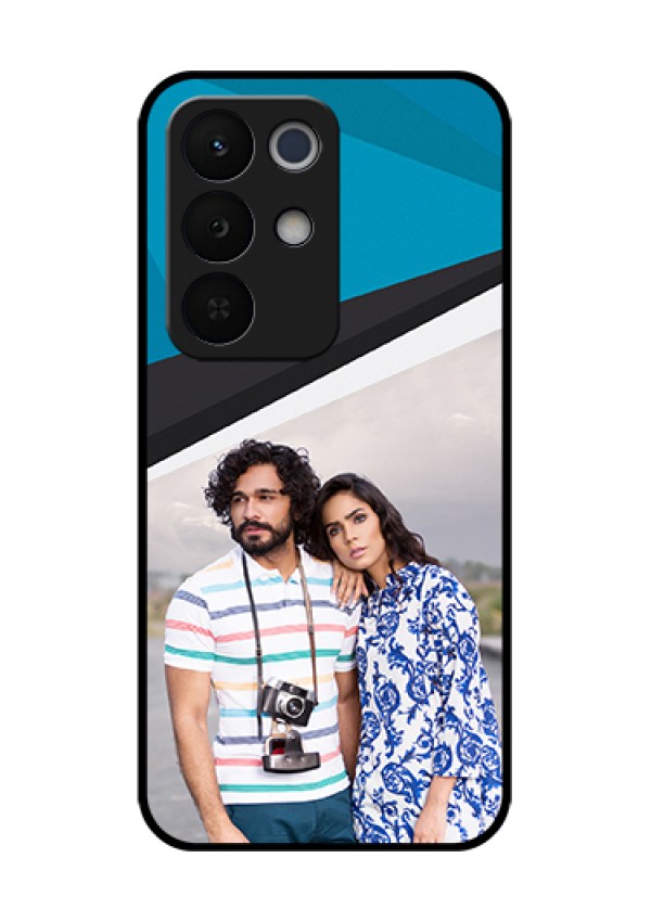 Realme Narzo 90X 5G Custom Glass Phone Case - Simple Pattern Photo Upload Design