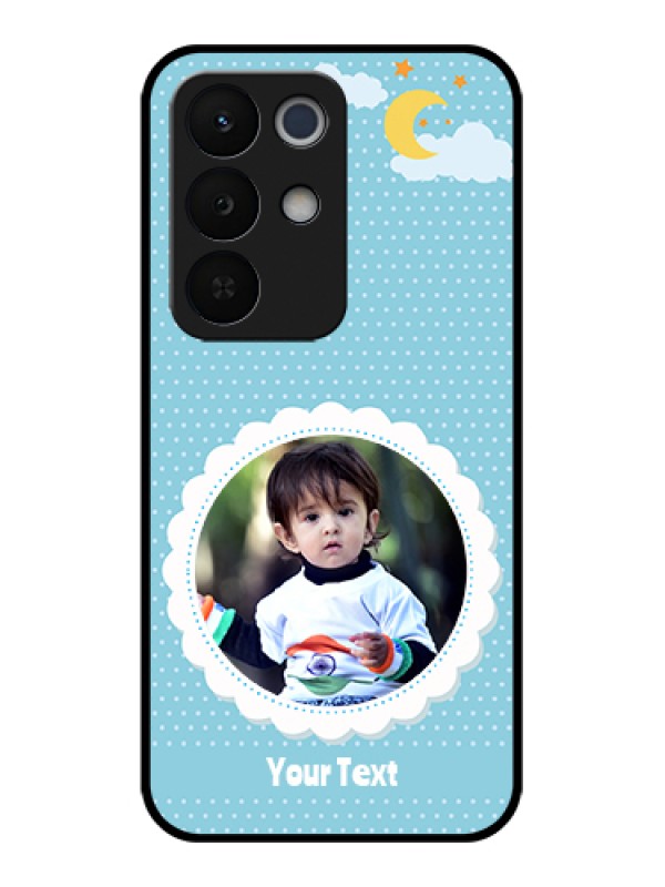 Custom Realme Narzo 90X 5G Custom Glass Phone Case - Violet Pattern Design