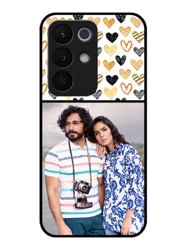 Custom Realme Narzo 90X 5G Custom Glass Phone Case - Love Symbol Design