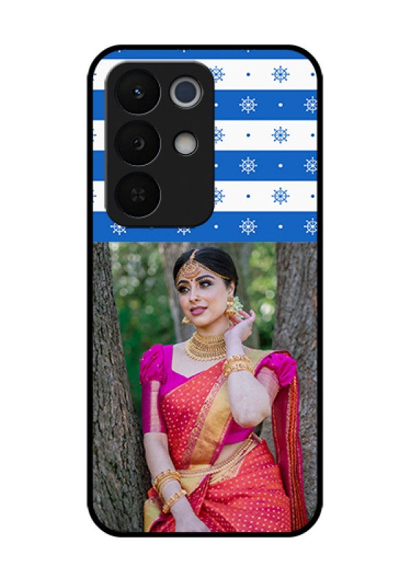 Realme Narzo 90X 5G Custom Glass Phone Case - Snow Pattern Design