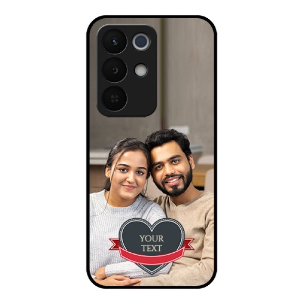 Realme Narzo 90X 5G Custom Glass Phone Case - Just Married Couple Design Realme Narzo 90X 5G Custom Glass Phone Case - Just Married Couple Design