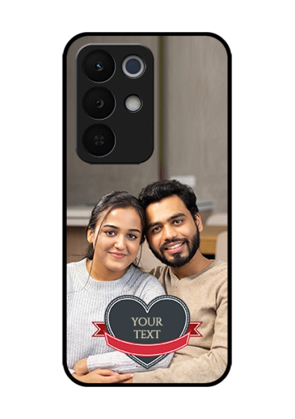 Realme Narzo 90X 5G Custom Glass Phone Case - Just Married Couple Design