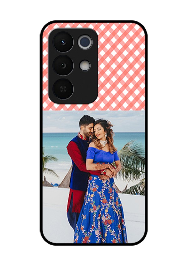Realme Narzo 90X 5G Custom Glass Phone Case - Pink Pattern Design