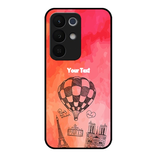 Realme Narzo 90X 5G Custom Glass Phone Case - Paris Theme Design