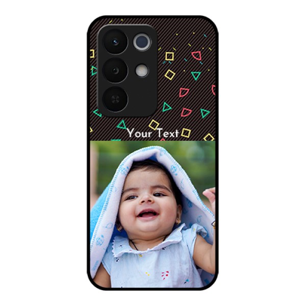 Realme Narzo 90X 5G Custom Glass Phone Case - With Confetti Birthday Design Realme Narzo 90X 5G Custom Glass Phone Case - With Confetti Birthday Design
