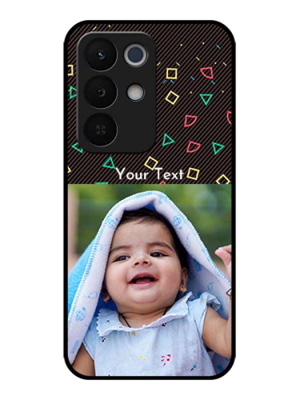 Custom Realme Narzo 90X 5G Custom Glass Phone Case - With Confetti Birthday Design