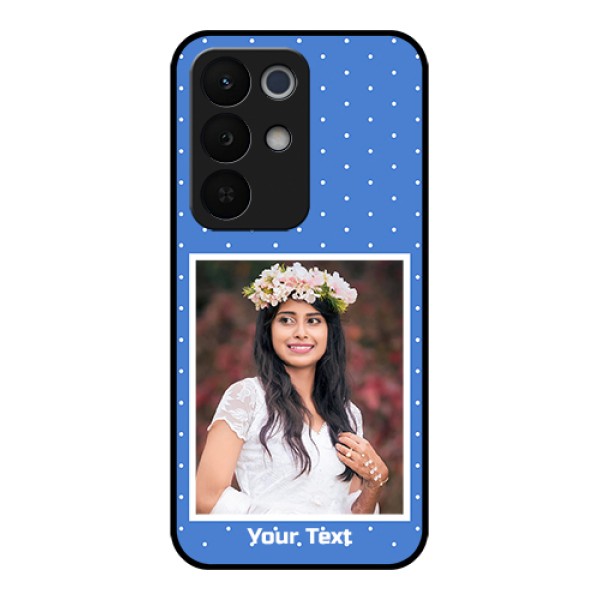 Realme Narzo 90X 5G Custom Glass Phone Case - Polka Dots Design