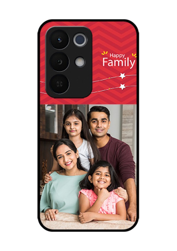 Realme Narzo 90X 5G Custom Glass Phone Case - Happy Family Design