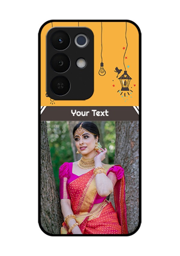Realme Narzo 90X 5G Custom Glass Phone Case - With Family Picture And Icons