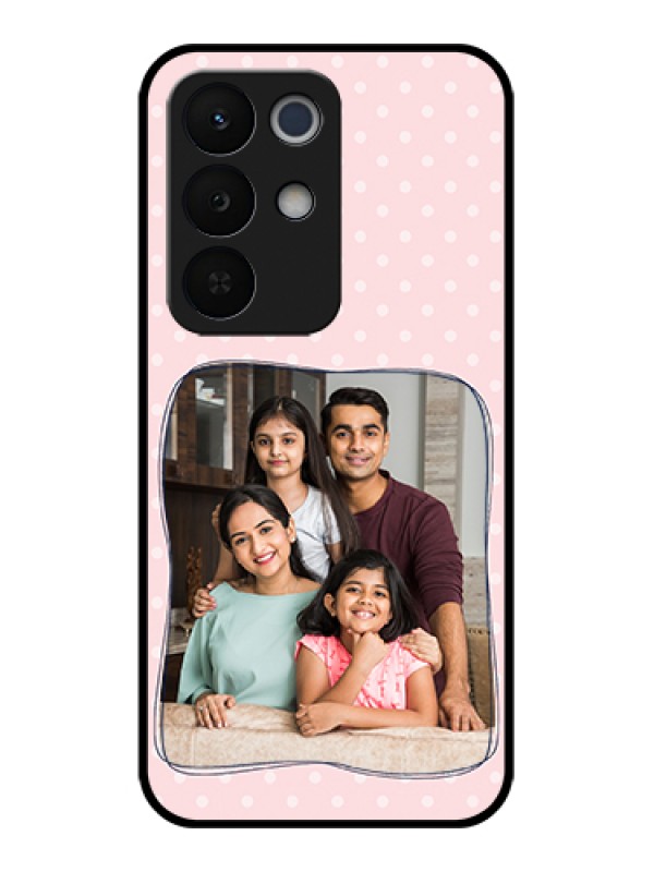 Custom Realme Narzo 90X 5G Custom Glass Phone Case - Family With Dots Design