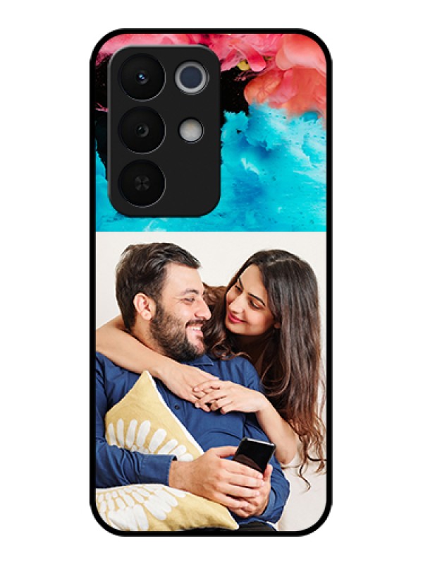 Custom Realme Narzo 90X 5G Custom Glass Phone Case - Quote With Acrylic Painting Design