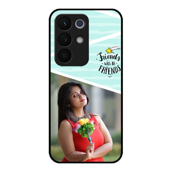 Realme Narzo 90X 5G Custom Glass Phone Case - Friends Picture Icon Design Realme Narzo 90X 5G Custom Glass Phone Case - Friends Picture Icon Design