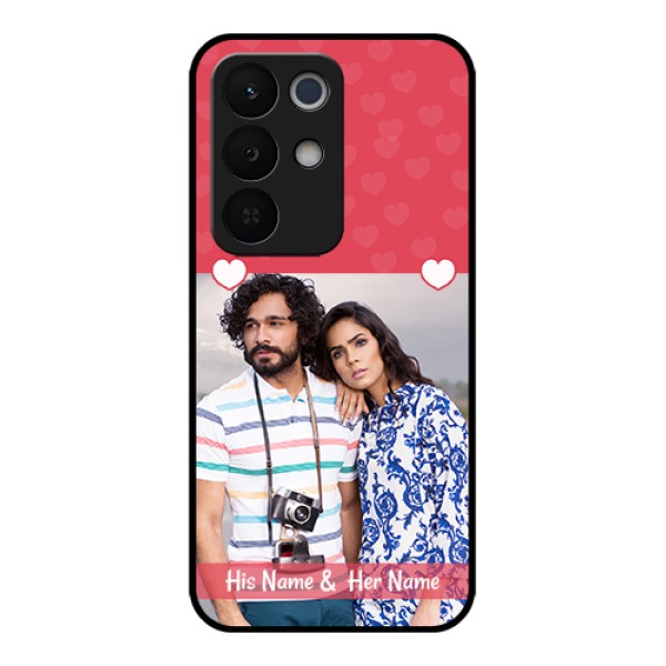 Realme Narzo 90X 5G Custom Glass Phone Case - Simple Love Design