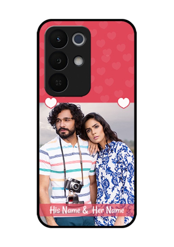 Realme Narzo 90X 5G Custom Glass Phone Case - Simple Love Design