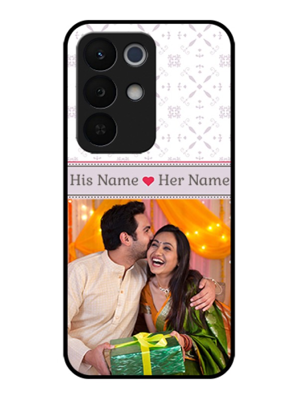 Custom Realme Narzo 90X 5G Custom Glass Phone Case - With Photo And Ethnic Design