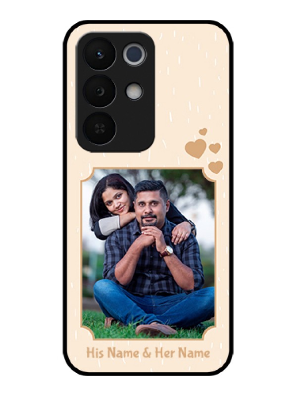 Custom Realme Narzo 90X 5G Custom Glass Phone Case - With Confetti Love Design