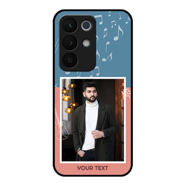 Realme Narzo 90X 5G Custom Glass Phone Case - With Color Musical Note Design Realme Narzo 90X 5G Custom Glass Phone Case - With Color Musical Note Design