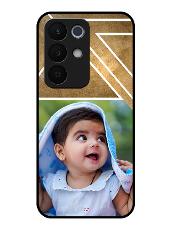 Custom Realme Narzo 90X 5G Custom Glass Phone Case - Gradient Abstract Texture Design