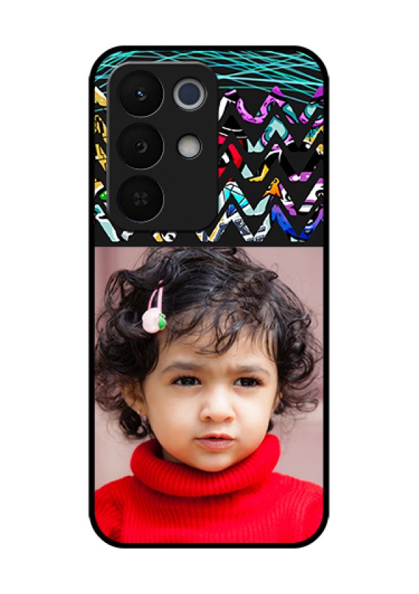Realme Narzo 90X 5G Custom Glass Phone Case - Neon Abstract Design