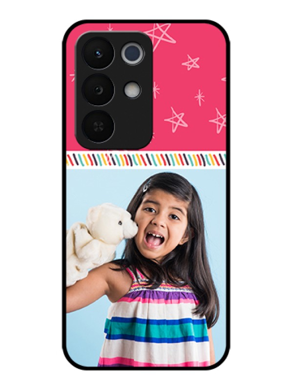 Custom Realme Narzo 90X 5G Custom Glass Phone Case - Line Art Design