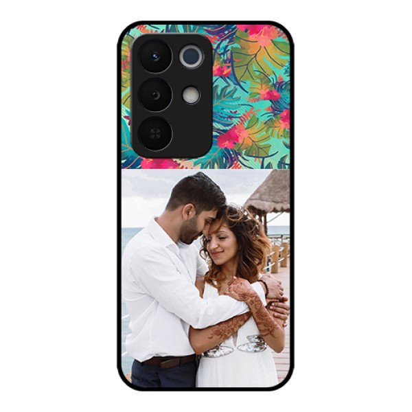 Realme Narzo 90X 5G Custom Glass Phone Case - Watercolor Floral Design Realme Narzo 90X 5G Custom Glass Phone Case - Watercolor Floral Design