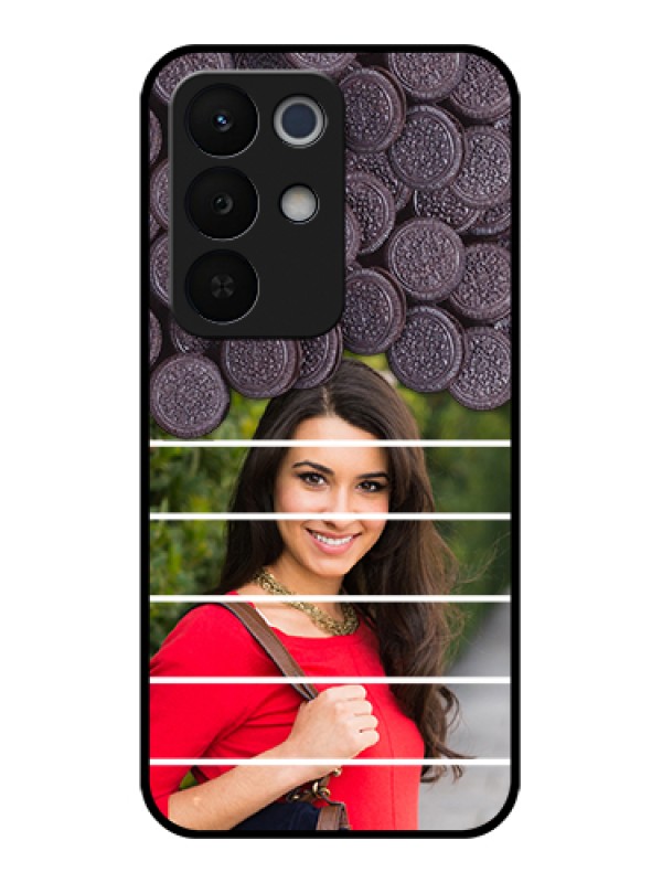 Custom Realme Narzo 90X 5G Custom Glass Phone Case - With Oreo Biscuit Design