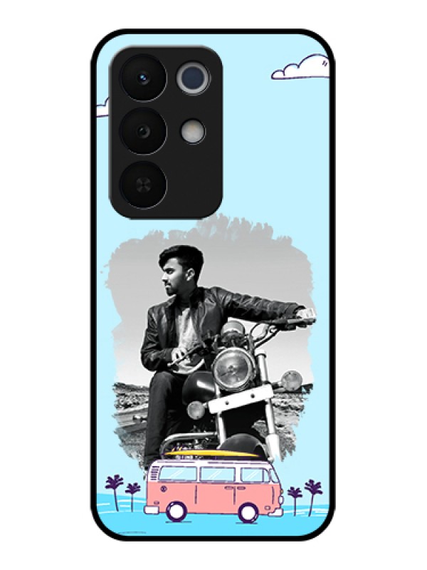 Custom Realme Narzo 90X 5G Custom Glass Phone Case - Travel & Adventure Design