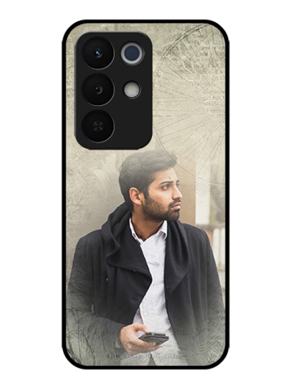 Custom Realme Narzo 90X 5G Custom Glass Phone Case - With Vintage Design